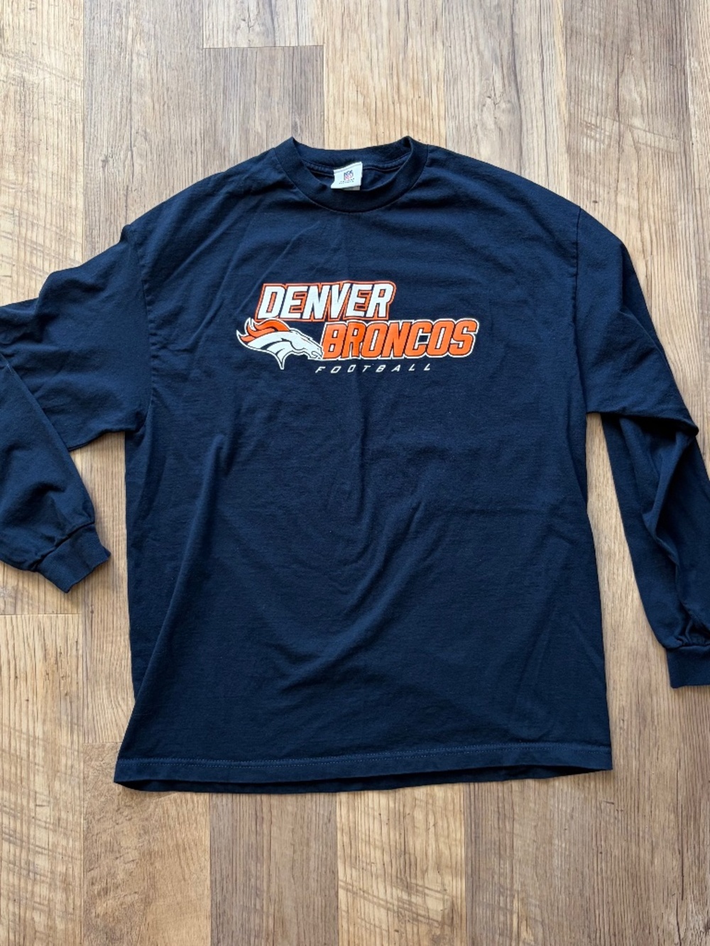 Men's NFL Team Apparel Denver Broncos Long Sleeve Shirt